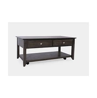 Modern Espresso Four Drawer 44" Coffee Table