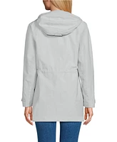 Lands' End Women's Tall Squall Hooded Waterproof Raincoat