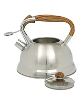 Mr. Coffee Woodmont 2-Quart Stainless Steel Tea Kettle w/ Wood Handle