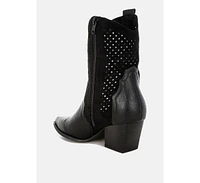 Prosia Woven Cowboy Boots