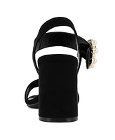 Jones New York Women's Earleny Embellished Block Heel Dress Sandals