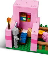 Lego Minecraft The Baby Pig House Building Toy 21268, 238 Pieces