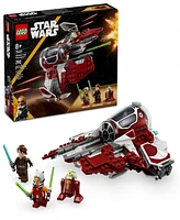 Lego Star Wars The Clone Wars Ahsoka's Jedi Interceptor Spaceship Building Toy 75401, 290 Pieces