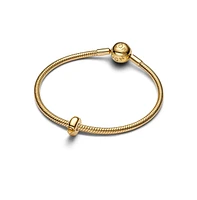 Pandora 14K Gold Plated Round Clip Charms