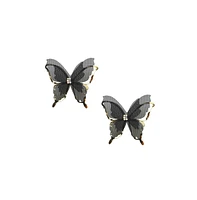 Mesh Papillon Stud Earrings