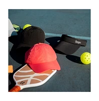 Women's Adjustable Band Sport Visor - Black