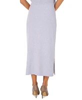 Vince Camuto Women's Whipstitched Midi Sweater Skirt