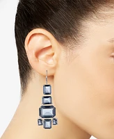 Lauren Ralph Geometric Stone Cluster Chandelier Drop Earrings
