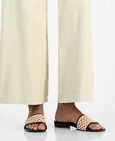 Vaila Shoes Women's Daniella Flat Sandals - Extended Sizes 9-14