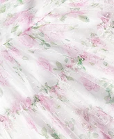 Seni & Cade Women's Floral Print Strapless Fit Flare Dress
