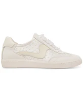 Dolce Vita Women's Notice Pearl Mesh Low Profile Lace-Up Sneakers