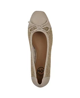 White Mountain Women's Boco Round Toe Ballet Flats