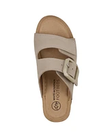 White Mountain Women's Fearful Slip-On Wedge Sandals