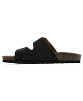 White Mountain Women's Granitas Round Toe Flat Sandals