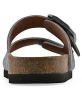 White Mountain Women's Hayloft Round Toe Flat Sandals