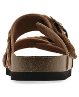 White Mountain Women's Hey Round Toe Flat Sandals