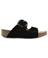 White Mountain Women's Fearful Slip-On Wedge Sandals