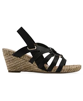 White Mountain Women's Ataps Round Toe Wedge Sandals