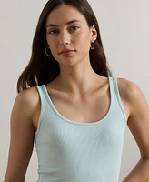 Lauren Ralph Women's Stretch Cotton Tank Top
