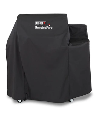 Weber SmokeFire EX4 Wood Pellet Bbq Grill Heavy Duty Polyester Cover, Black