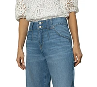 Sanctuary Women's Side Car Barrel Faded Jeans