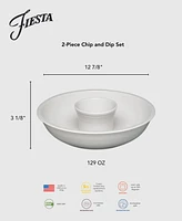 Fiesta 2 Pc. Sunflower Chip and Dip Set 12 7/8"