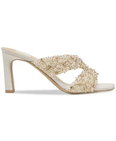 Dolce Vita Women's Gitel Rhinestone Crossband Dress Sandals