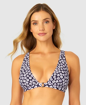 Anne Cole Women's Ring-Front Triangle Bikini Top
