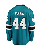 Fanatics Men's Marc-Edouard Vlasic Teal San Jose Sharks Premier Breakaway Player Jersey