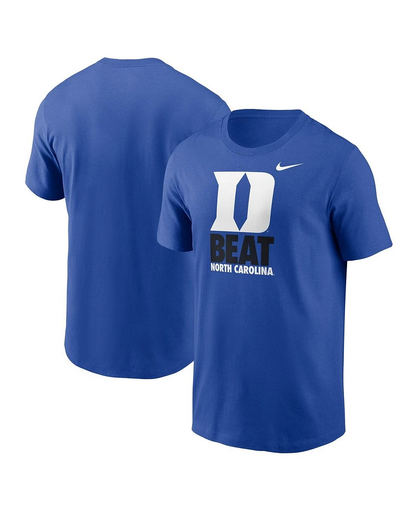 Nike Men's Royal Duke Blue Devils Rivalry T-Shirt