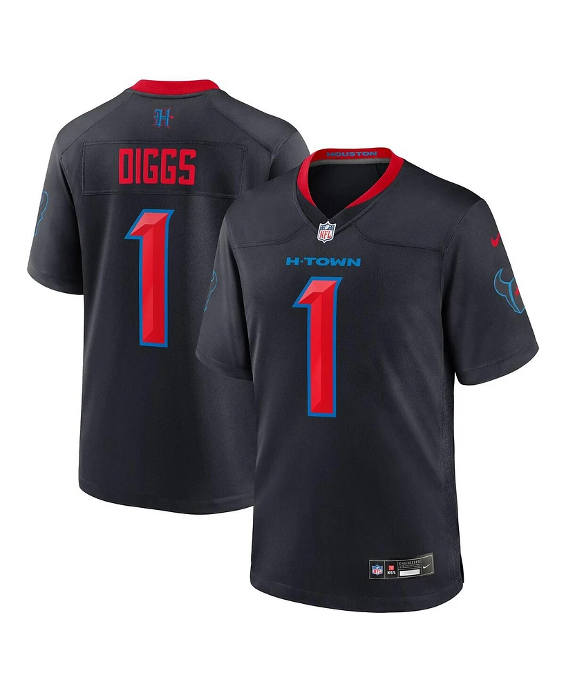 Nike Men's Stefon Diggs Navy Houston Texans Alternate Game Jersey