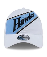 New Era Men's White Atlanta Hawks 2024/25 City Edition 9TWENTY Adjustable Hat