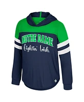 Colosseum Toddler Navy Notre Dame Fighting Irish Reflection Hoodie Long Sleeve T-Shirt