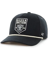 '47 Brand Men's and Women's Black Las Vegas Raiders Touch Down Hitch Adjustable Hat