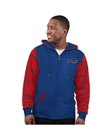 Starter Men's Royal Buffalo Bills Thursday Night Gridiron Full-Zip Hoodie