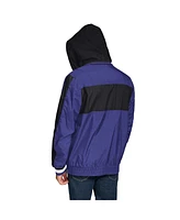 Tommy Hilfiger Men's Purple Baltimore Ravens Gael Lightweight Half-Zip Pullover Hoodie Jacket