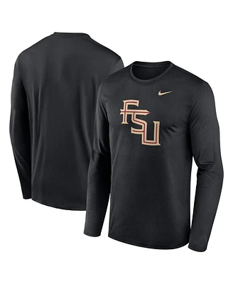 Nike Men's Black Florida State Seminoles Primetime Alternate Logo Legend Long Sleeve T-Shirt