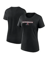 Fanatics Women's Black Arizona Diamondbacks Lean T-Shirt