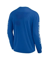 Fanatics Men's Blue St. Louis Blues Elements Strive Long Sleeve T-Shirt