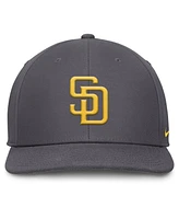 Nike Men's Gray San Diego Padres Pro Performance Snapback Hat