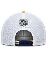 Fanatics Men's Navy/White St. Louis Blues Authentic Pro Rink Trucker Hat