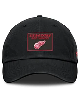 Fanatics Men's Black Detroit Red Wings Authentic Pro Prime Adjustable Hat