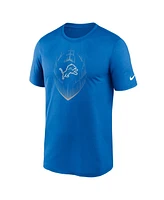 Nike Men's Blue Detroit Lions Primetime Legend Icon Performance T-Shirt