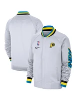 Nike Men's White Indiana Pacers 2024/25 City Edition Authentic Showtime Performance Full-Zip Jacket