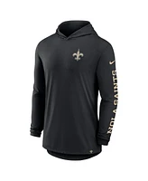 Nike Men's Black New Orleans Saints Blitz Pullover Hoodie