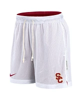 Nike Men's White/Cardinal Usc Trojans Primetime Reversible Performance Shorts