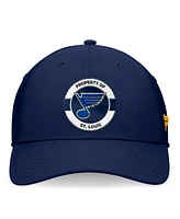 Fanatics Men's Navy St. Louis Blues Authentic Pro Training Camp Flex Hat