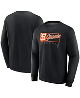 Fanatics Men's Black San Francisco Giants Focus Fleece Pullover Sweatshirt