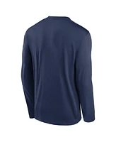 Nike Men's Navy Tampa Bay Rays Authentic Collection Practice Performance Long Sleeve T-Shirt