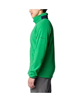 Columbia Men's Green Notre Dame Fighting Irish Flanker Iv Fleece Raglan Full-Zip Jacket